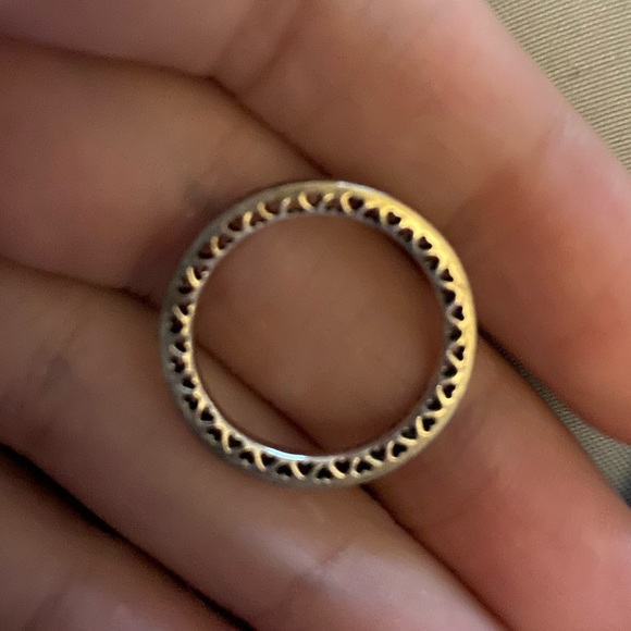 Blue Pandora Heart Ring - Picture 2 of 4